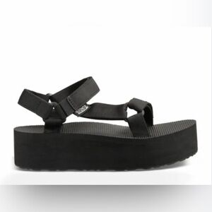 Teva Black Platform Sandal